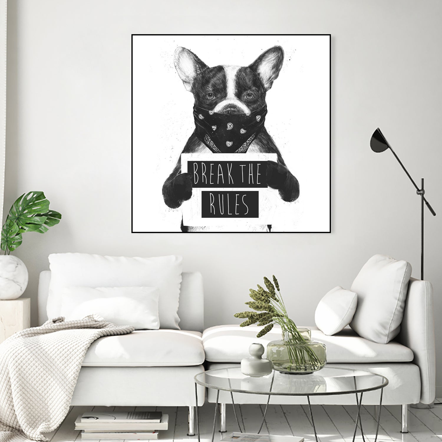 Rebel dog by Solti Balázs on GIANT ART - white digital drawing