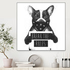 Rebel dog by Solti Balázs on GIANT ART - white digital drawing