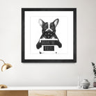 Rebel dog by Solti Balázs on GIANT ART - white digital drawing