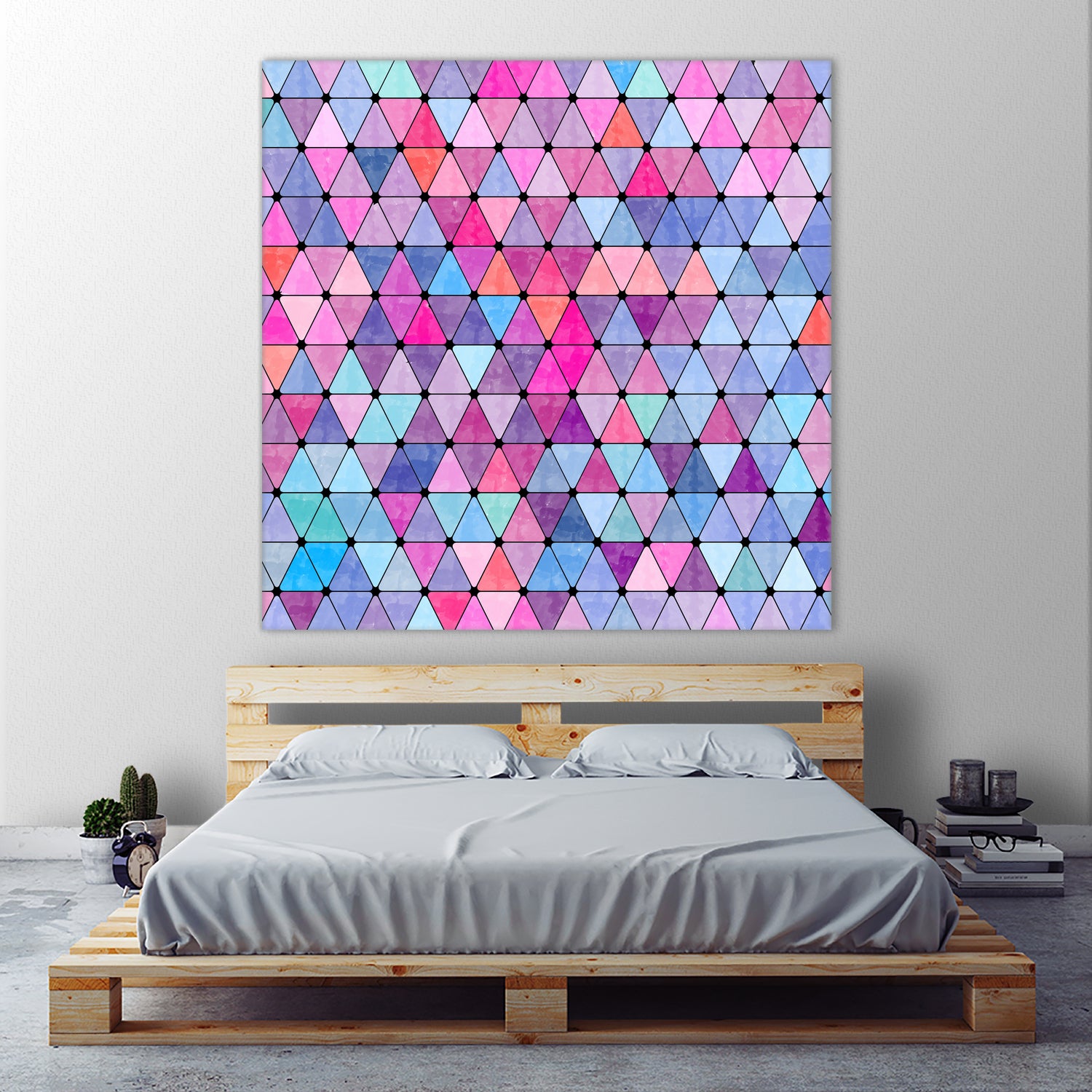 Lovely geometric #13 by Amir Faysal on GIANT ART - pink digital drawing