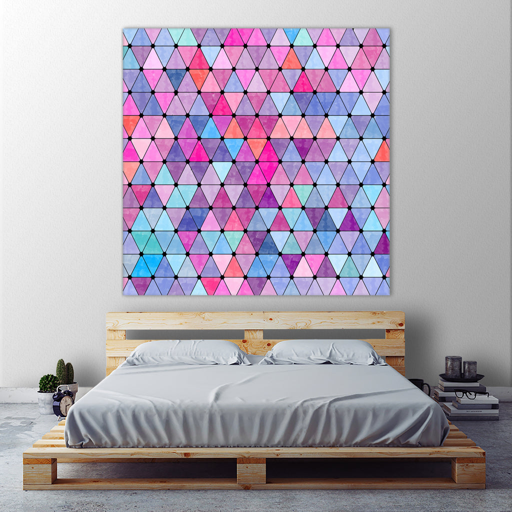 Lovely geometric #13 by Amir Faysal on GIANT ART - pink digital drawing