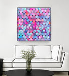 Lovely geometric #13 by Amir Faysal on GIANT ART - pink digital drawing