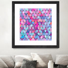 Lovely geometric #13 by Amir Faysal on GIANT ART - pink digital drawing