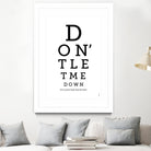 Don't Let Me Down The Beatles by Rafael Gomes on GIANT ART - white typography