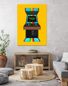 Fliperama by Rafael Gomes on GIANT ART - yellow digital drawing