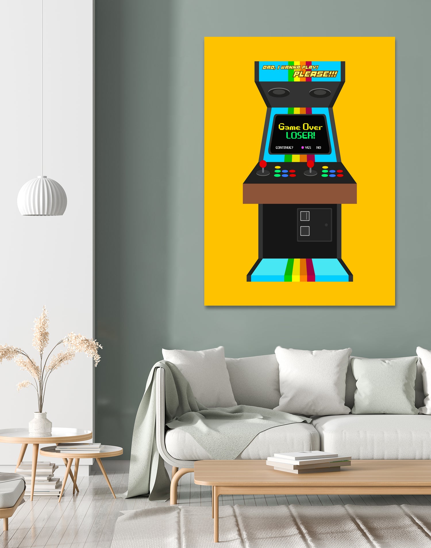 Fliperama by Rafael Gomes on GIANT ART - yellow digital drawing