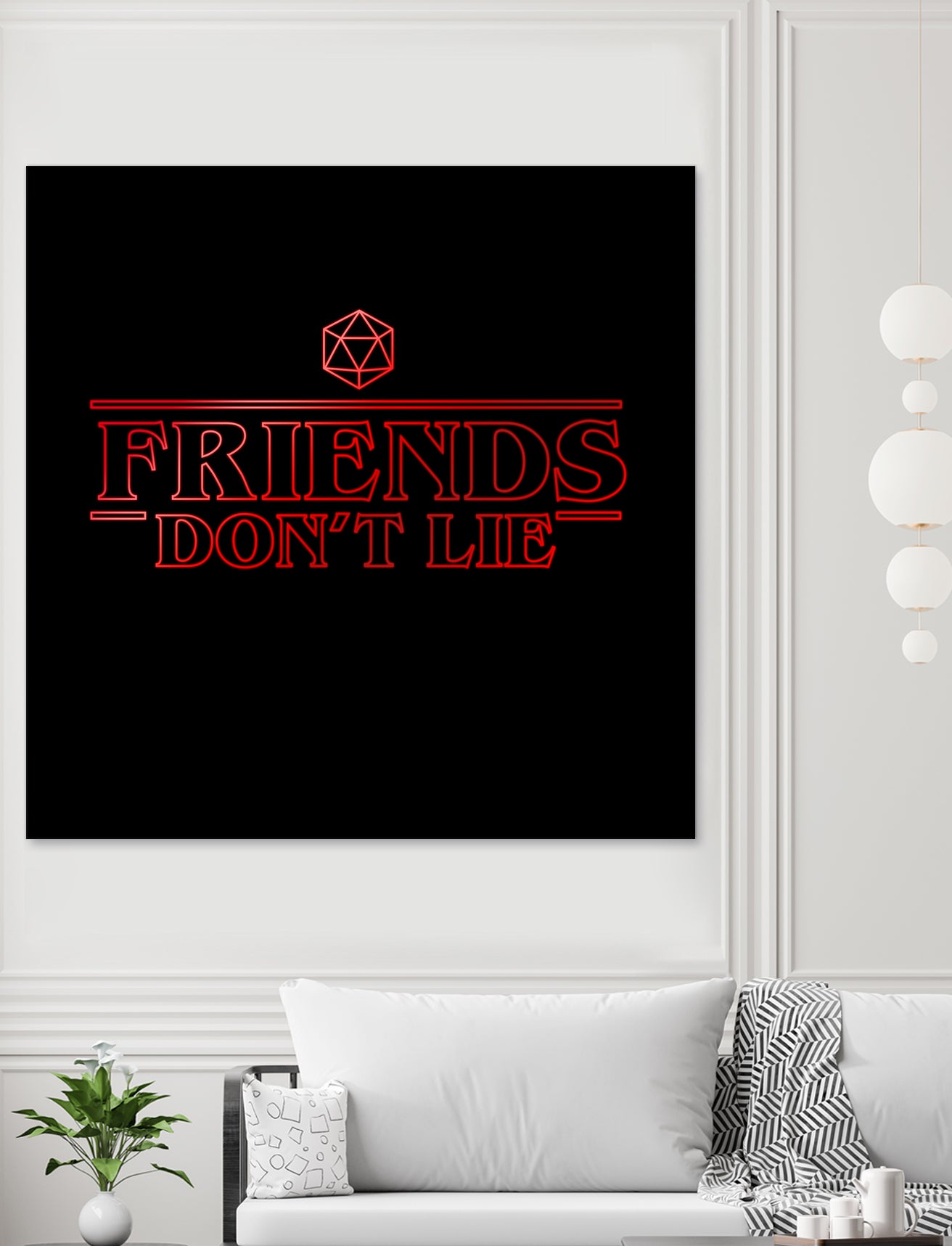 Friends Don't Lie by Rafael Gomes on GIANT ART - black digital drawing