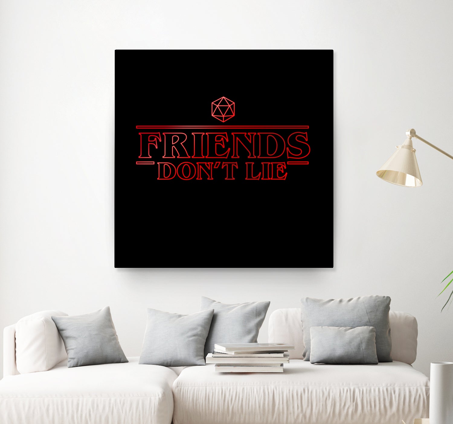 Friends Don't Lie by Rafael Gomes on GIANT ART - black digital drawing