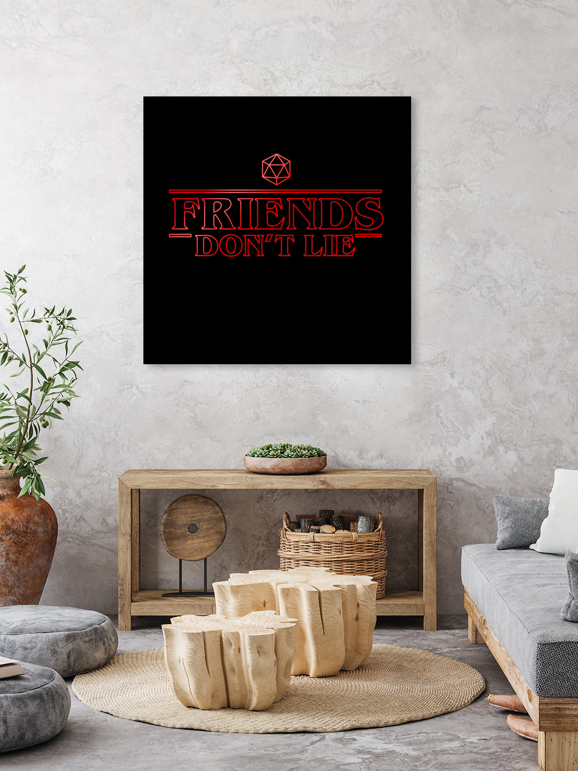 Friends Don't Lie by Rafael Gomes on GIANT ART - black digital drawing