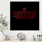 Friends Don't Lie by Rafael Gomes on GIANT ART - black digital drawing