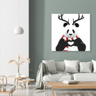 Xmas panda by Solti Balázs on GIANT ART - white digital drawing