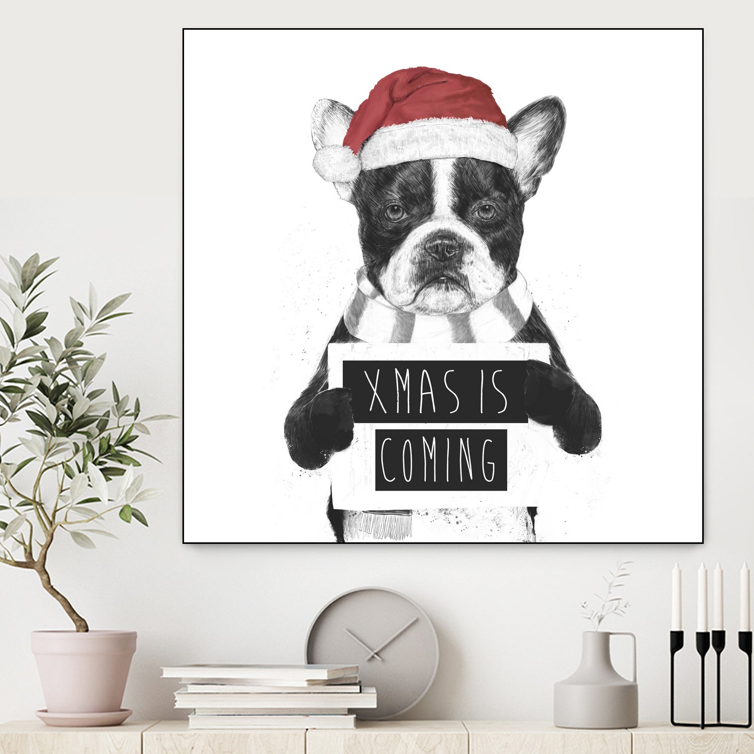 Xmas is coming by Solti Balázs on GIANT ART - white digital drawing