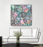 Jellyfishes by salome mikaberidze on GIANT ART - blue digital painting