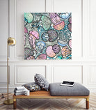 Jellyfishes by salome mikaberidze on GIANT ART - blue digital painting