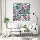 Jellyfishes by salome mikaberidze on GIANT ART - blue digital painting