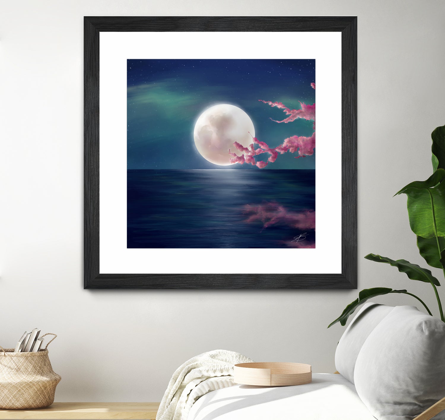 Luna by Elena Bragioto on GIANT ART - blue digital painting