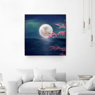 Luna by Elena Bragioto on GIANT ART - blue digital painting