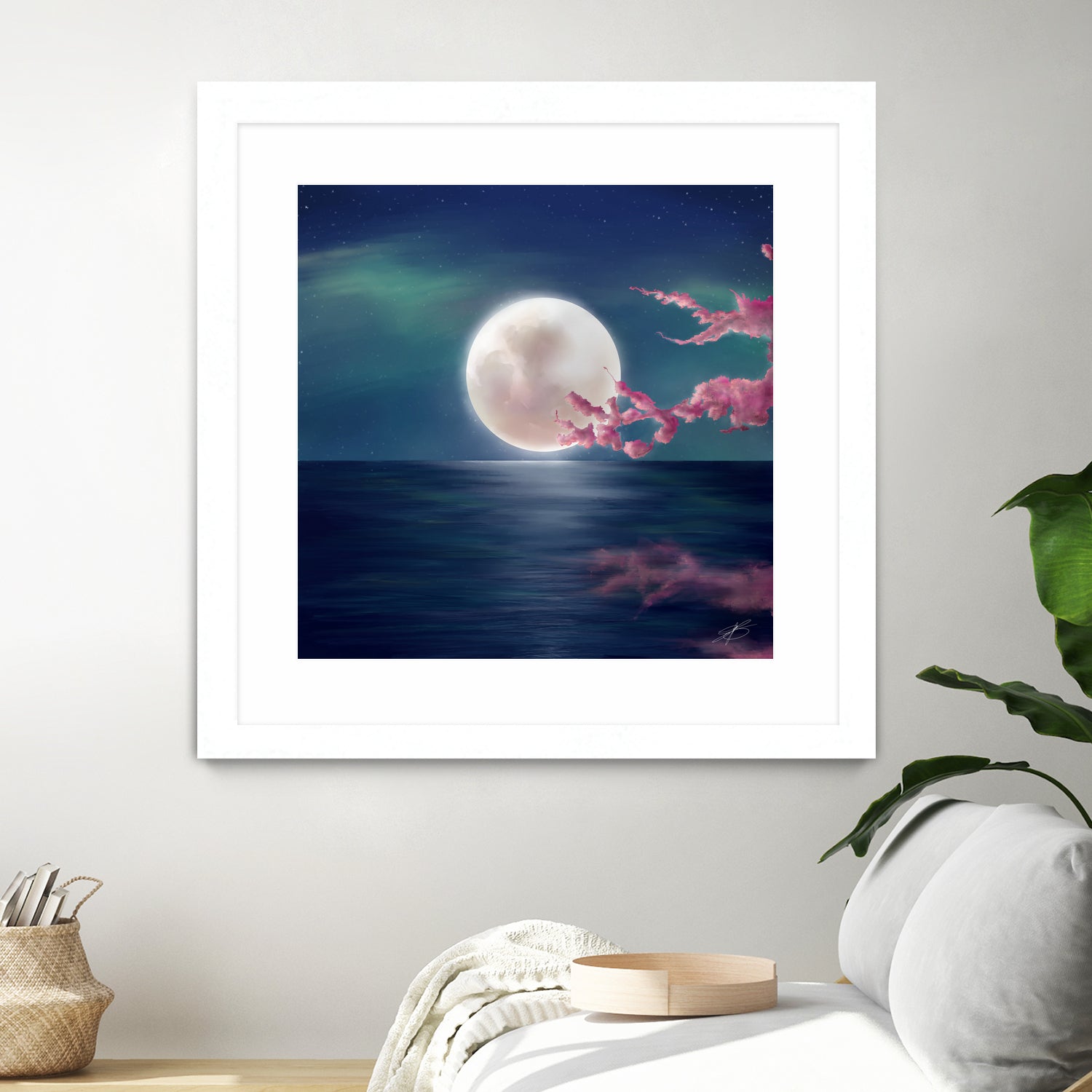 Luna by Elena Bragioto on GIANT ART - blue digital painting