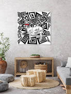 Goat In Red Sunglasses Abstract by TheArtOf Vikki on GIANT ART - black digital drawing