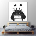 Bad panda by Solti Balázs on GIANT ART - white digital drawing