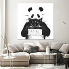 Bad panda by Solti Balázs on GIANT ART - white digital drawing