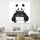 Bad panda by Solti Balázs on GIANT ART - white digital drawing