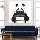 Bad panda by Solti Balázs on GIANT ART - white digital drawing