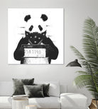 Bad panda by Solti Balázs on GIANT ART - white digital drawing