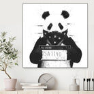 Bad panda by Solti Balázs on GIANT ART - white digital drawing