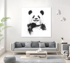 Funny panda by Solti Balázs on GIANT ART - white digital drawing