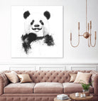 Funny panda by Solti Balázs on GIANT ART - white digital drawing