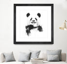 Funny panda by Solti Balázs on GIANT ART - white digital drawing