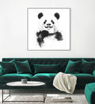 Funny panda by Solti Balázs on GIANT ART - white digital drawing