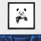 Funny panda by Solti Balázs on GIANT ART - white digital drawing