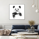 Funny panda by Solti Balázs on GIANT ART - white digital drawing