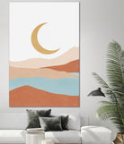 Desert Mountains II by Digital  Canvas  on GIANT ART - illustration