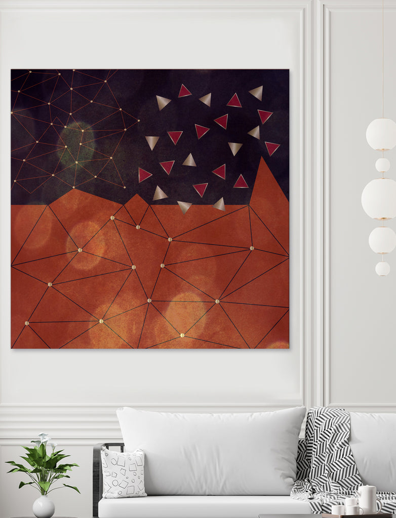 Magic Night by Mirella Pavesi on GIANT ART - brown digital painting