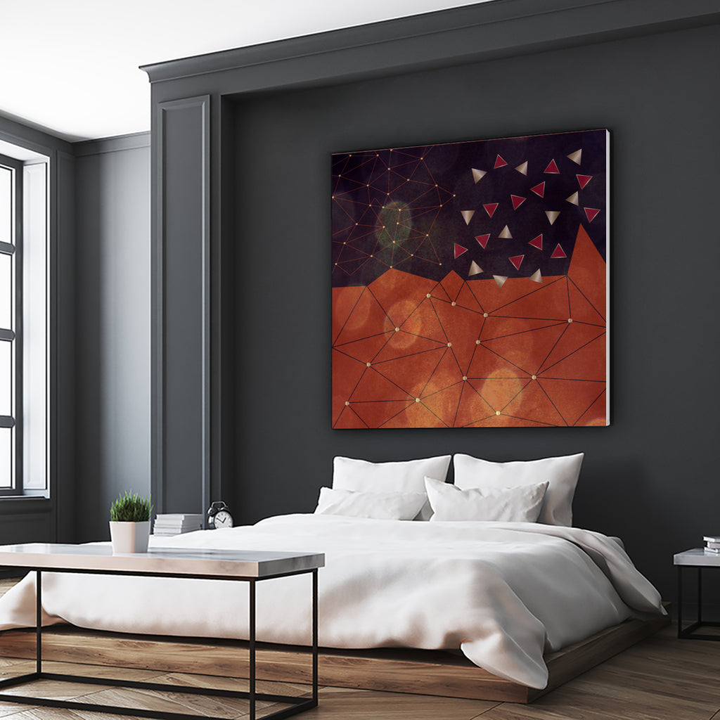 Magic Night by Mirella Pavesi on GIANT ART - brown digital painting