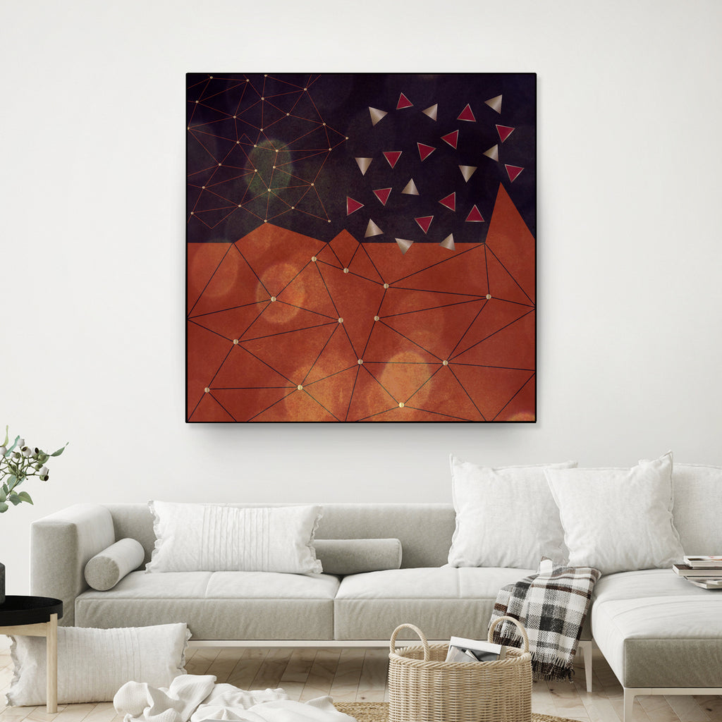 Magic Night by Mirella Pavesi on GIANT ART - brown digital painting