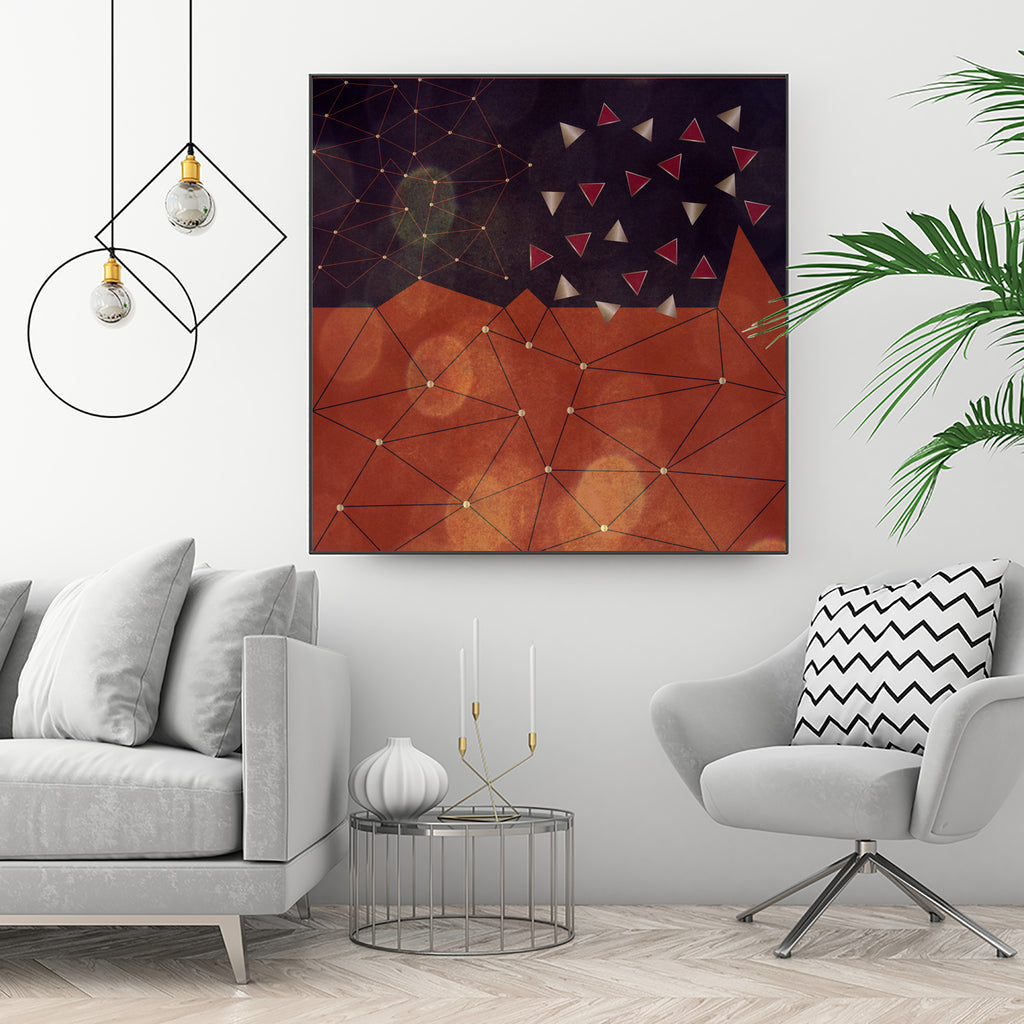 Magic Night by Mirella Pavesi on GIANT ART - brown digital painting