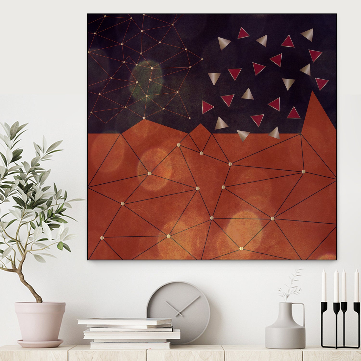 Magic Night by Mirella Pavesi on GIANT ART - brown digital painting