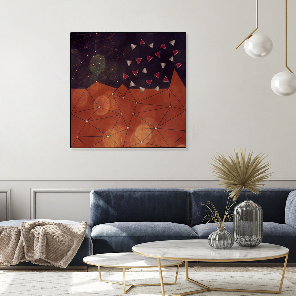 Magic Night by Mirella Pavesi on GIANT ART - brown digital painting