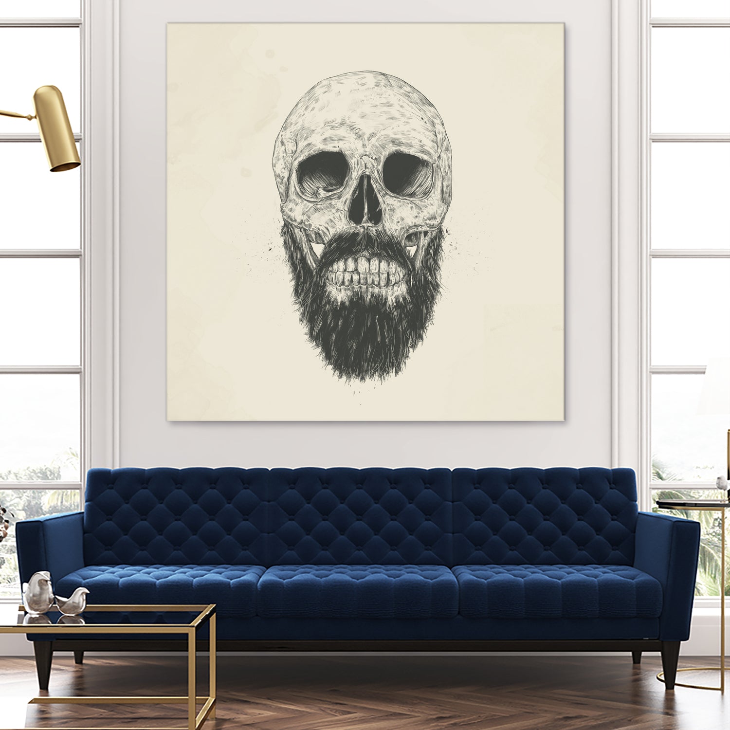 The beard is not dead by Solti Balázs on GIANT ART - brown digital drawing