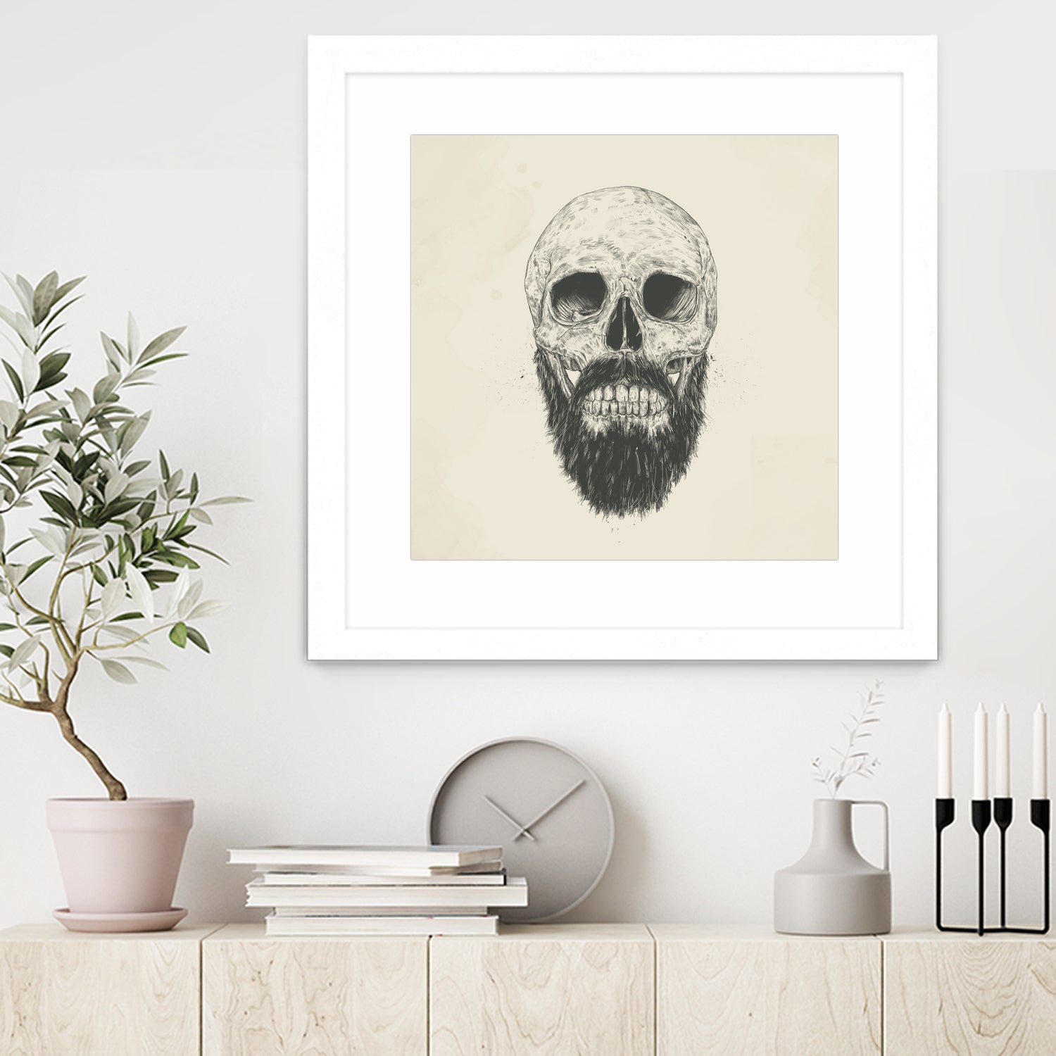 The beard is not dead by Solti Balázs on GIANT ART - brown digital drawing