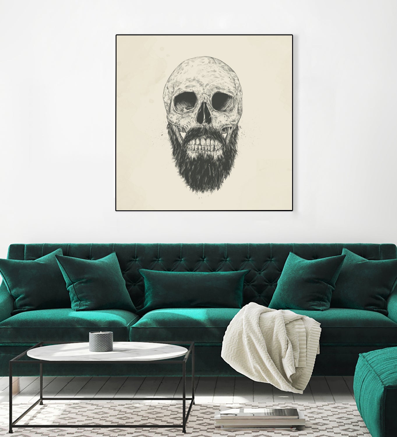 The beard is not dead by Solti Balázs on GIANT ART - brown digital drawing