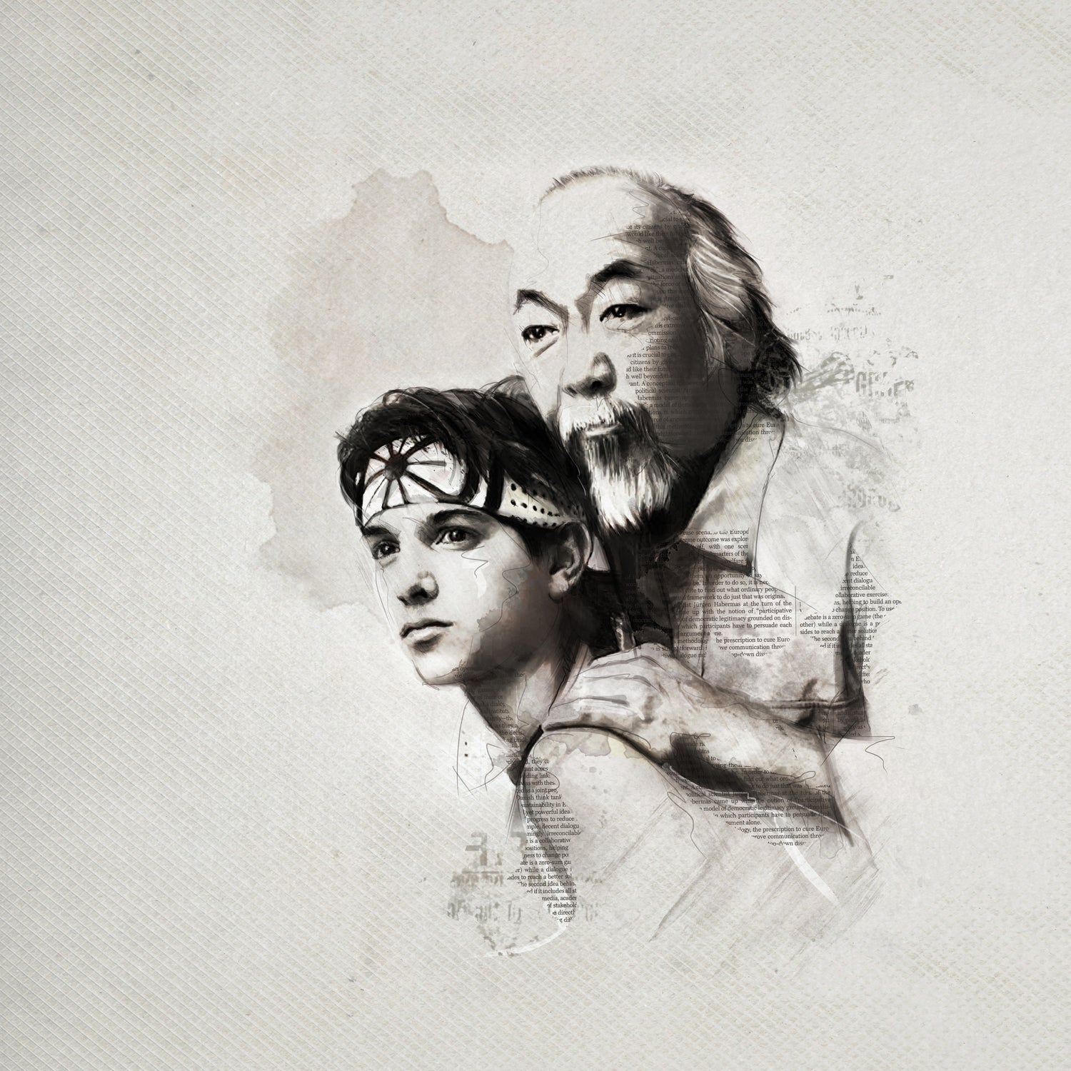 Karate Kid by Claudio Tosi on GIANT ART - white digital painting