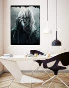 Atomic Blonde by Claudio Tosi on GIANT ART - blue digital painting