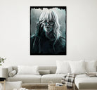 Atomic Blonde by Claudio Tosi on GIANT ART - blue digital painting