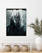 Atomic Blonde by Claudio Tosi on GIANT ART - blue digital painting