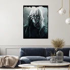 Atomic Blonde by Claudio Tosi on GIANT ART - blue digital painting